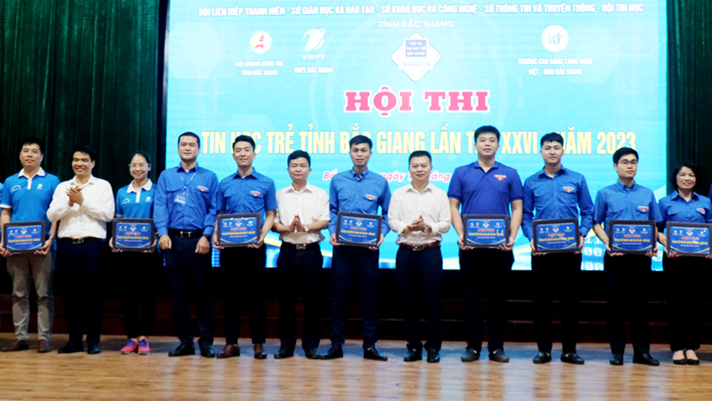 thí sinh, học sinh, Tin học trẻ tỉnh Bắc Giang