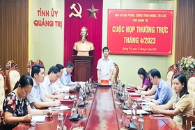 Ban Chỉ đạo phòng, chống tham nhũng, tiêu cực tỉnh triển khai nhiệm vụ tháng 4/2023