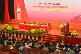 Khai mạc trọng thể Hội thảo Văn hóa 2022 - “Thể chế, chính sách và nguồn lực cho phát triển văn hóa”