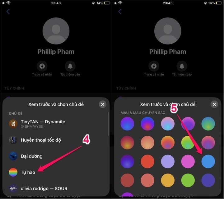Cách đổi theme mới trên Messenger bắt mắt hơn  - 3