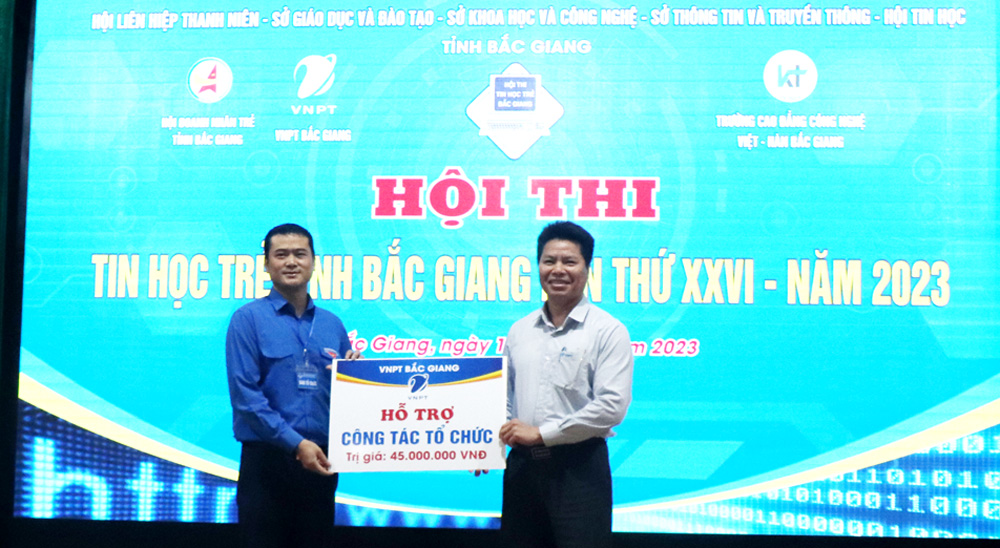 thí sinh, học sinh, Tin học trẻ tỉnh Bắc Giang