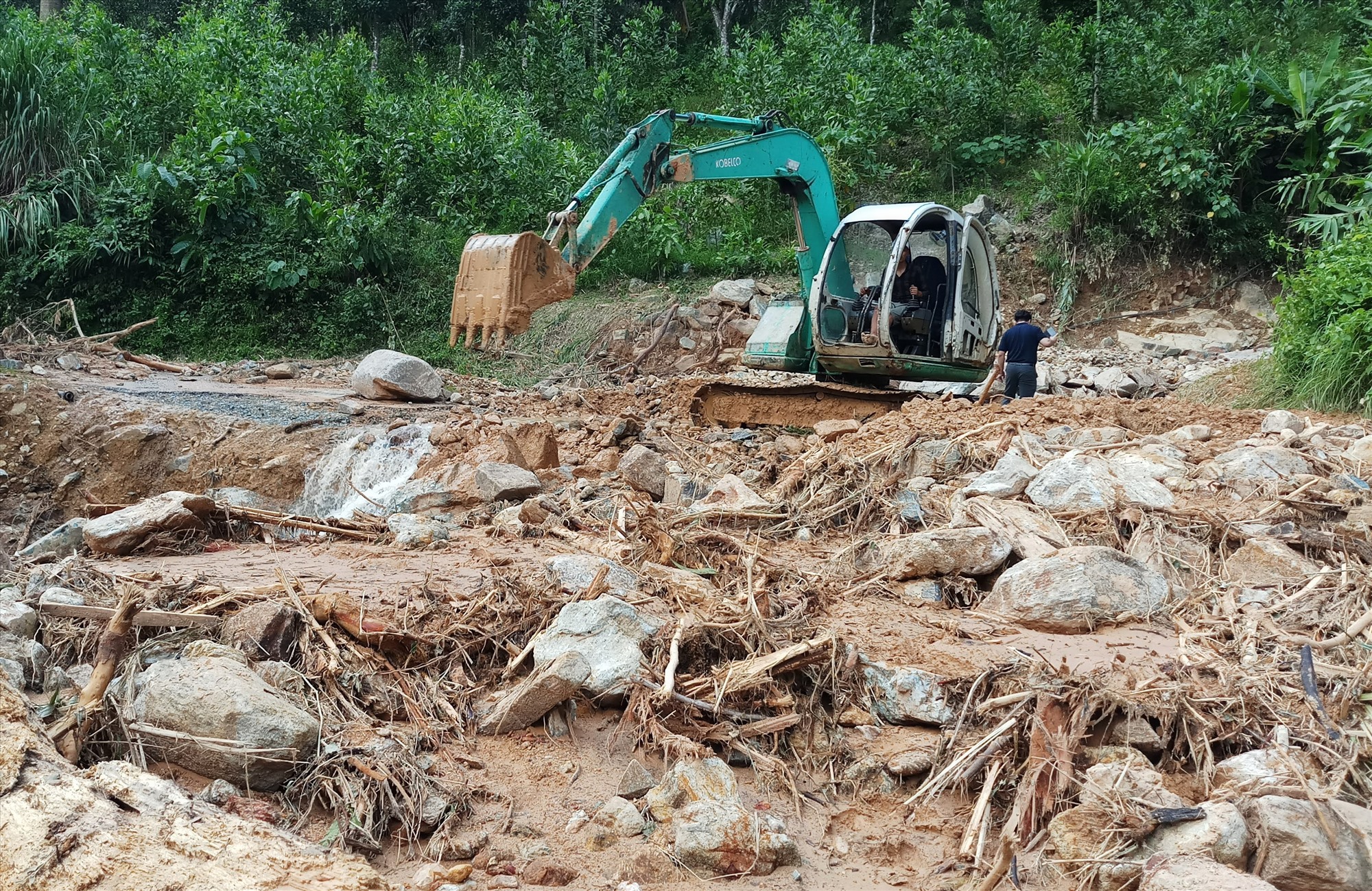 Chú trọng công tác khắc phục hậu quả giúp Việt Nam “sống chung” an toàn với thiên tai bất thường. Ảnh: A.N