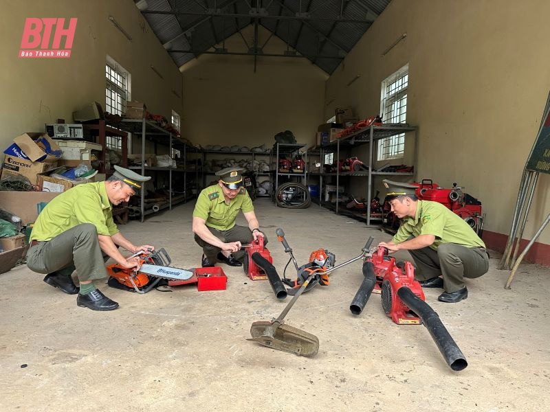 Đội Kiểm lâm cơ động và phòng cháy chữa cháy rừng số 2 tăng cường giữ vững an ninh rừng tại gốc