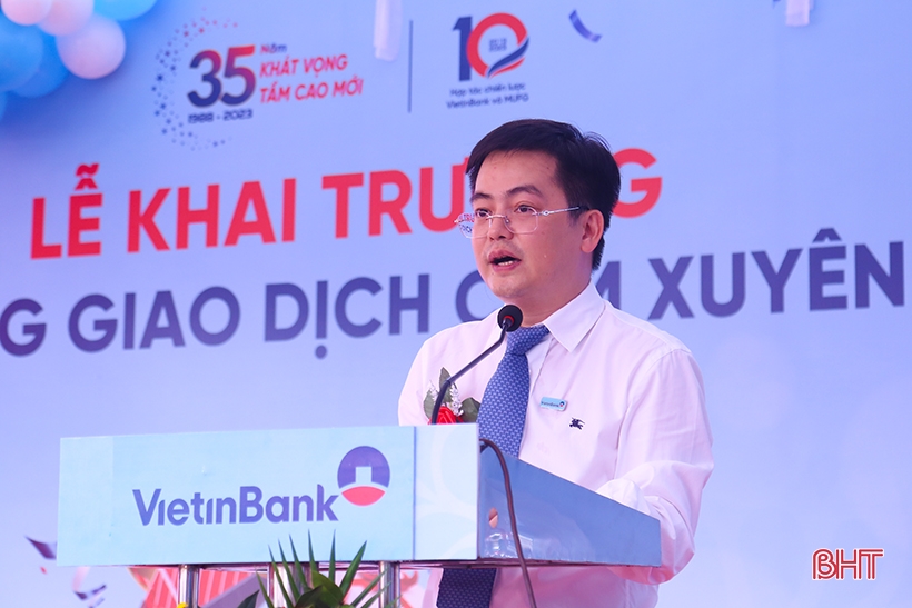 VietinBank Hà Tĩnh khai trương phòng giao dịch mới ở Cẩm Xuyên