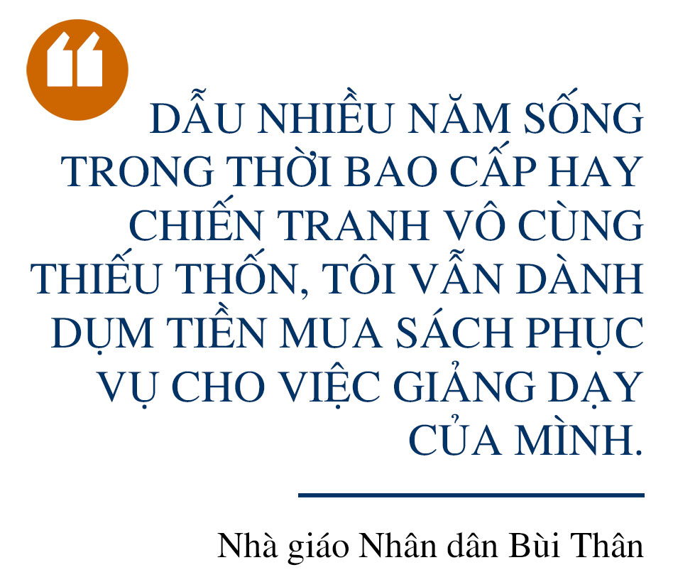 “Một đời góp nhặt” của Nhà giáo Nhân dân Bùi Thân