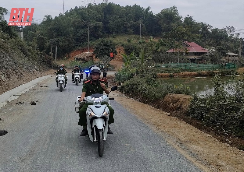 Bảo đảm an ninh - trật tự, an toàn giao thông cho du khách khi đến với Pù Luông