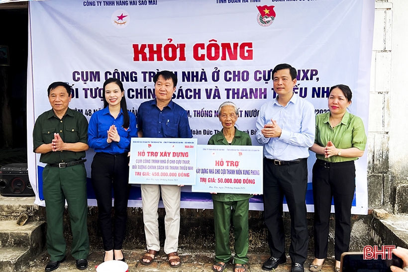 Xây dựng 7 ngôi nhà nhân ái cho các hoàn cảnh khó khăn ở Hà Tĩnh