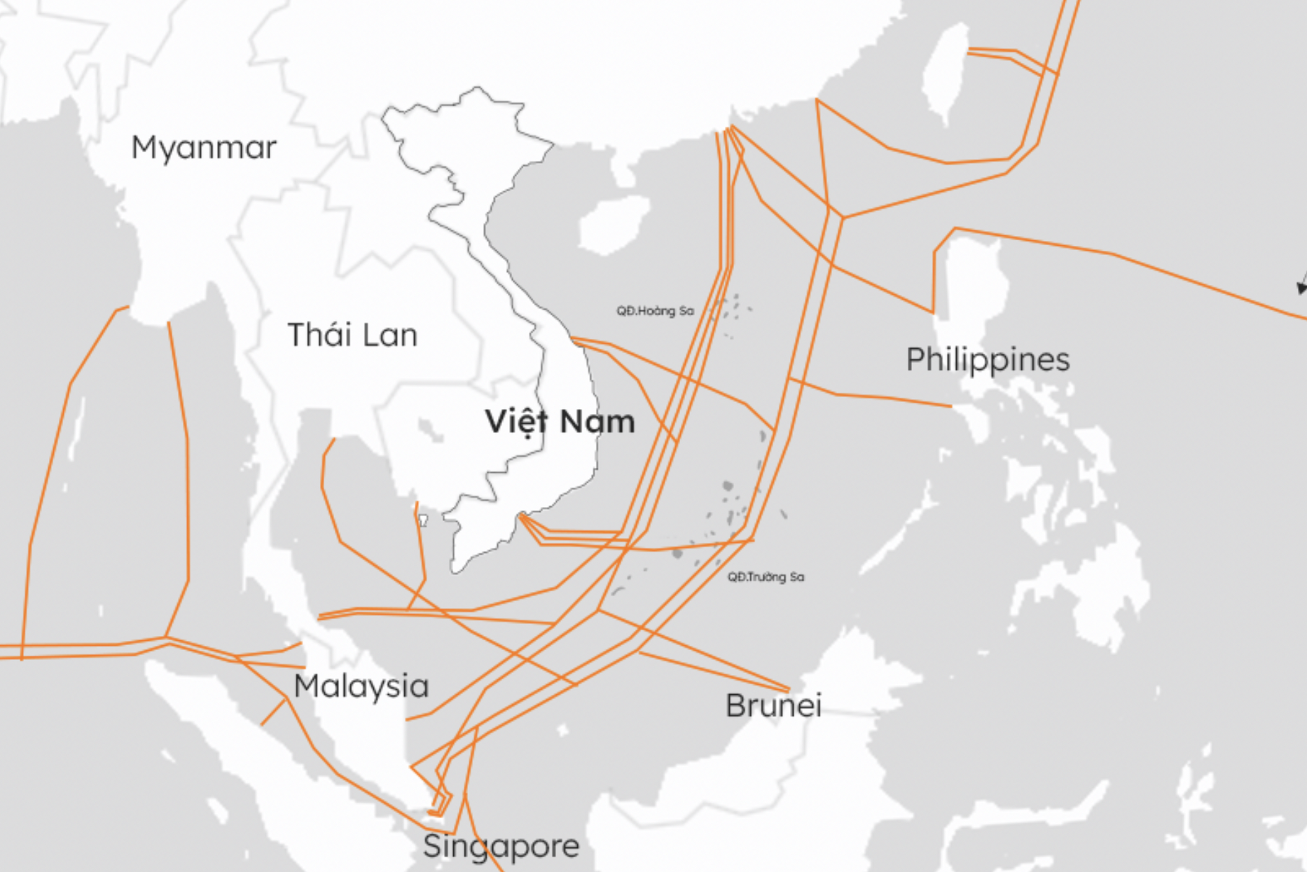 5 tuyến cáp quang biển đứt gần nửa năm chưa sửa xong