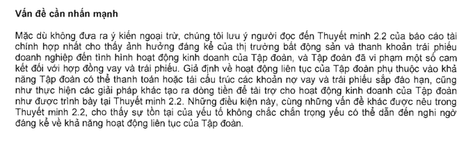 Được giải phóng 2.500 tỷ đồng phong tỏa, kiểm toán vẫn lưu ý về Novaland - 1