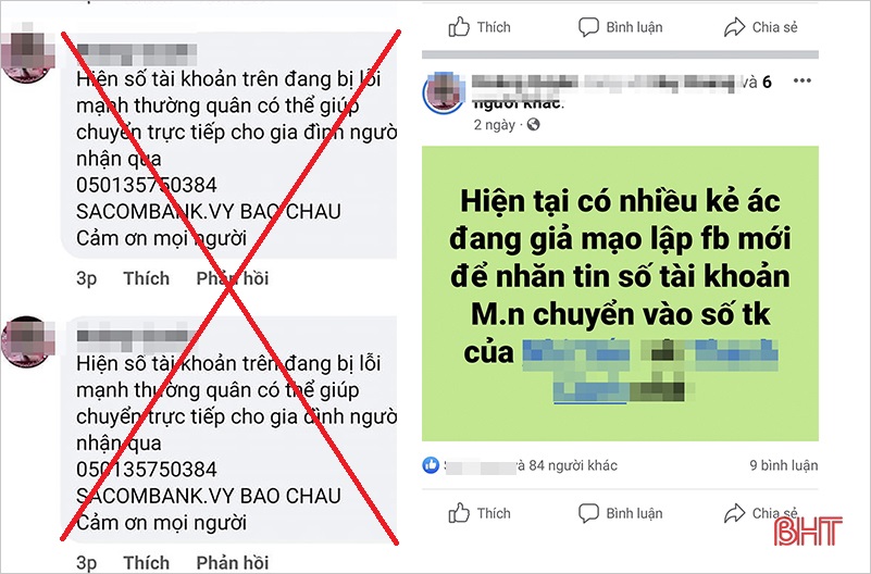 Hãy cảnh giác với thủ đoạn lập Facebook giả mạo, lừa chuyển tiền từ thiện!