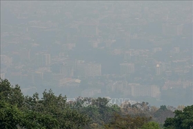 Ô nhiễm khói mù nghiêm trọng ở thành phố du lịch Chiang Mai, Thái Lan