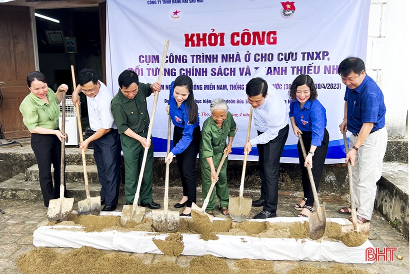 Xây dựng 7 ngôi nhà nhân ái cho các hoàn cảnh khó khăn ở Hà Tĩnh