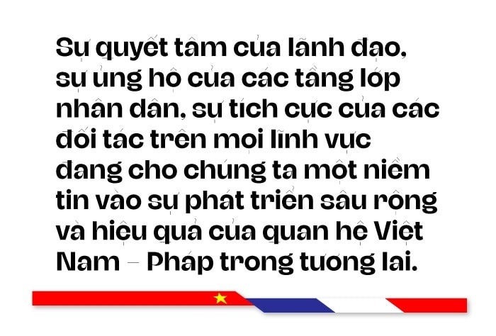 50 năm quan hệ Việt Nam-Pháp : Từ nền tảng vững chắc đến hành trình cùng xây dựng sức mạnh và chỗ đứng