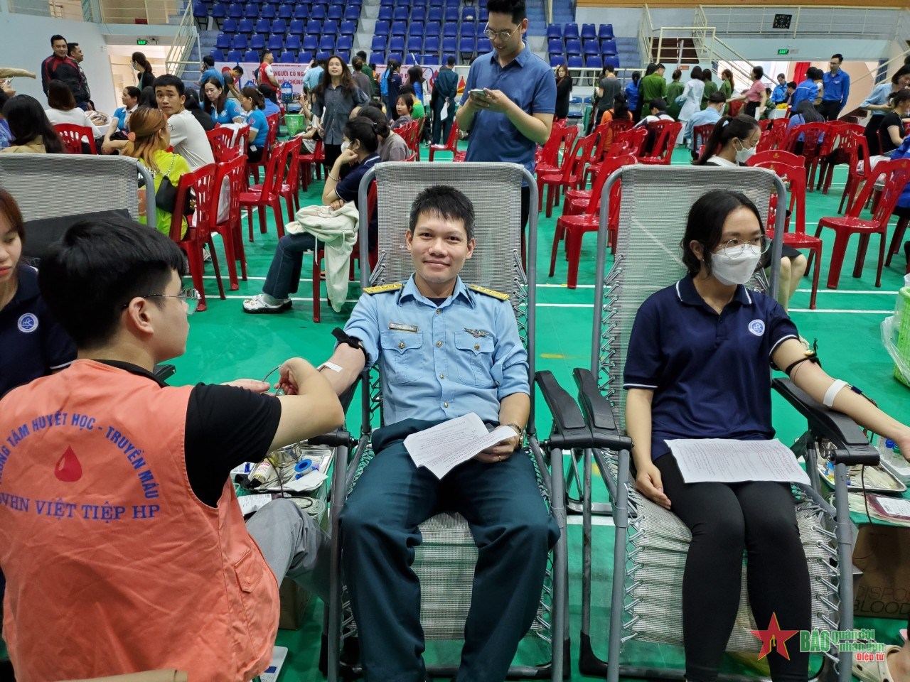 Thành viên tích cực trong phong trào hiến máu tình nguyện