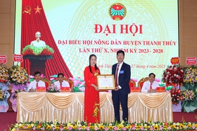 Đại hội đại biểu Hội Nông dân huyện Thanh Thủy lần thứ X