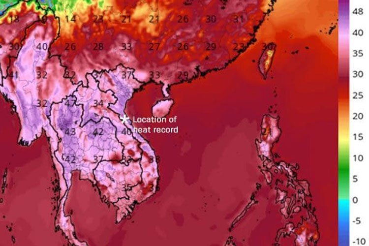 Hà Tĩnh nắng nóng đỉnh điểm, có nơi 41 độ C