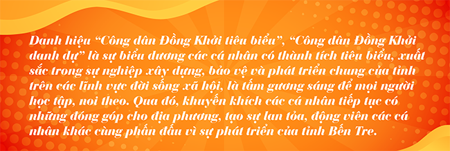 Tấm lòng Công dân Đồng Khởi