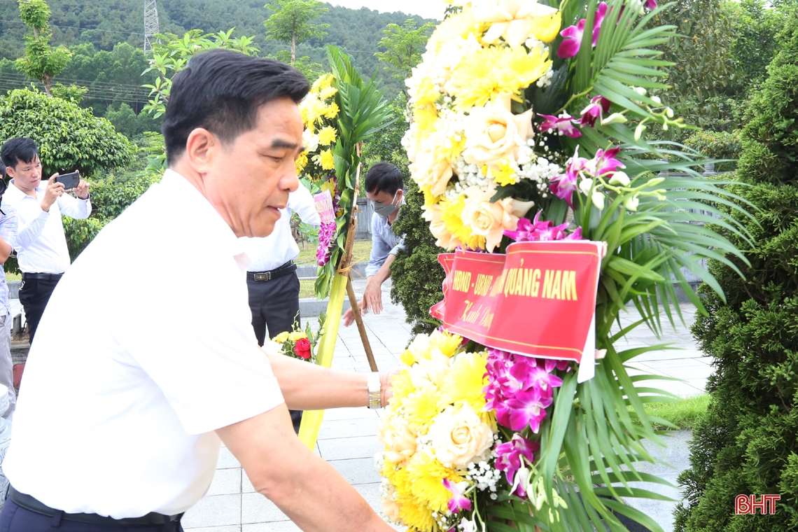 Lãnh đạo Quảng Nam, Đà Nẵng dâng hương cố Tổng Bí thư Hà Huy Tập