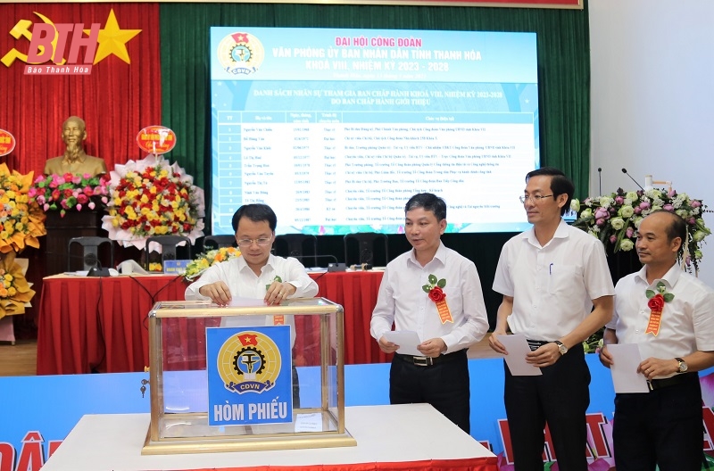 Đại hội Công đoàn Văn phòng UBND tỉnh Thanh Hóa nhiệm kỳ 2023-2028