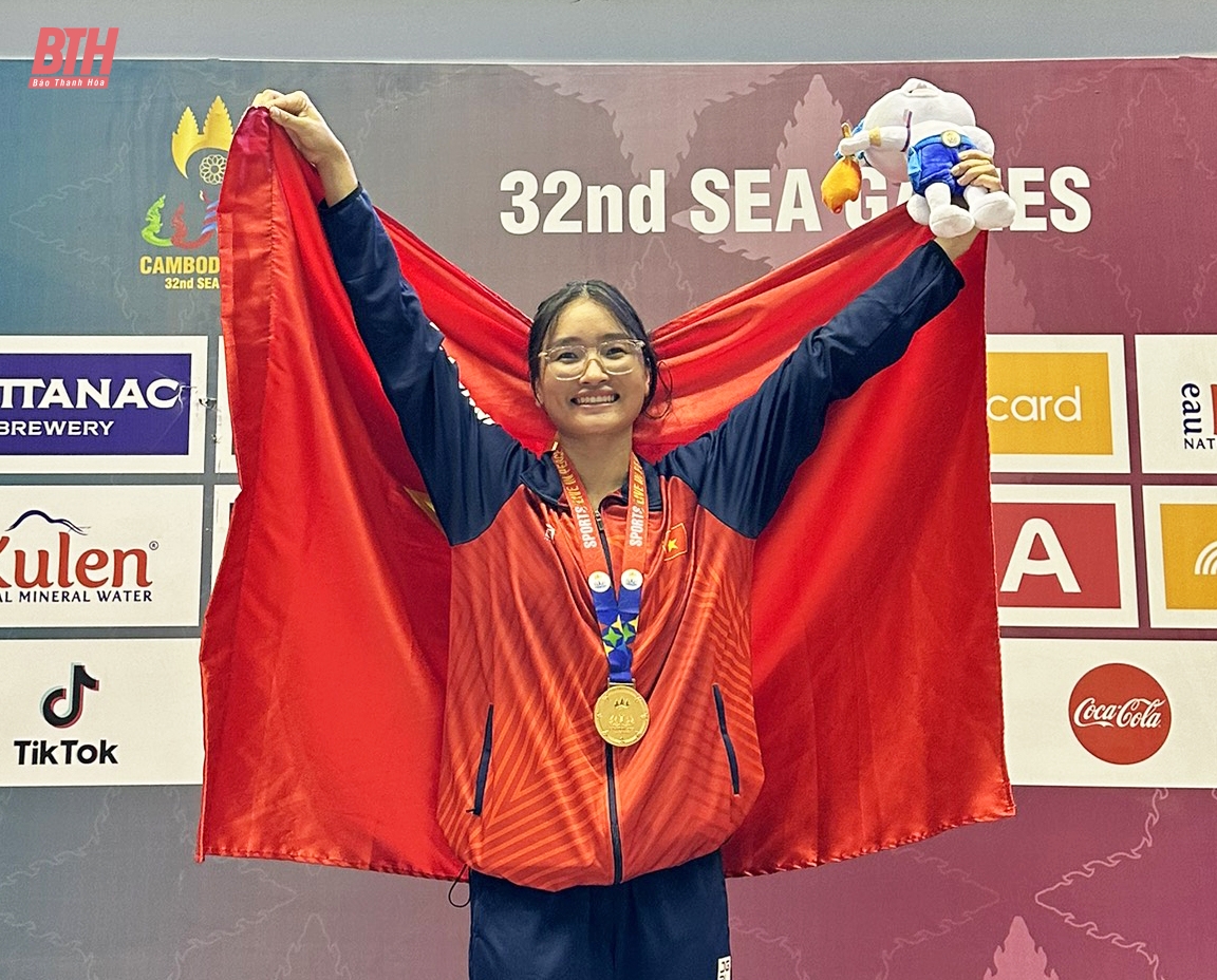 Các VĐV Thanh Hóa giành 17 huy chương tại SEA Games 32