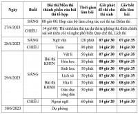 Chi tiết lịch thi tốt nghiệp THPT năm 2023, bao giờ công bố điểm thi?