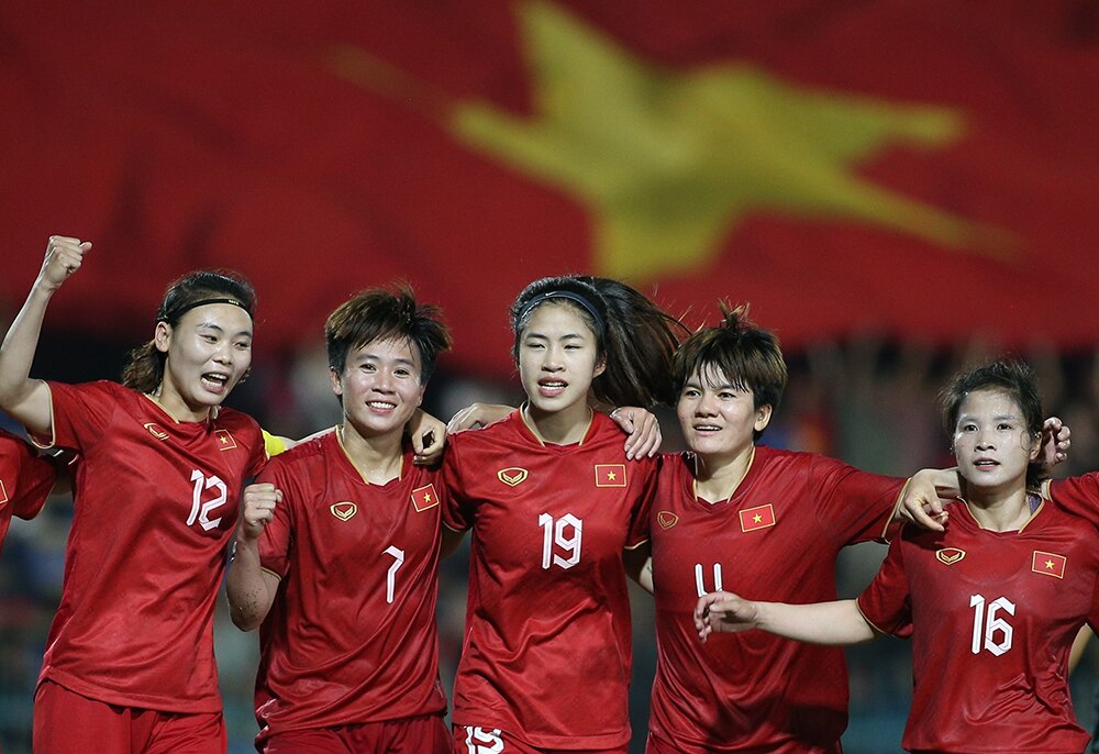 SEA Games 32, Tuyển nữ việt nam, nữ việt nam, huy chương Vàng SEA Games 32, HCV SEA Games 32,Huỳnh Như, Thanh Nhã