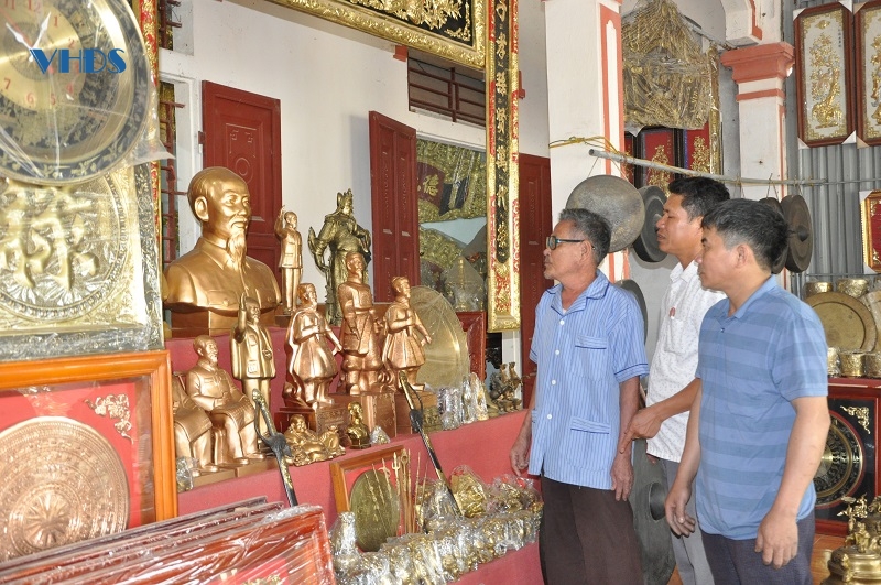 Tự hào là địa phương đúc thành công pho tượng Bác Hồ bằng đồng đầu tiên trong cả nước