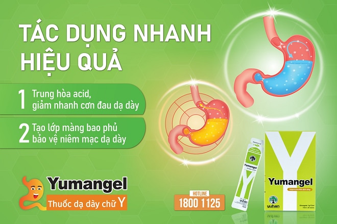 Thuốc dạ dày chữ Y – Yumangel - người bạn đồng hành bảo vệ sức khỏe dạ dày không thể thiếu.