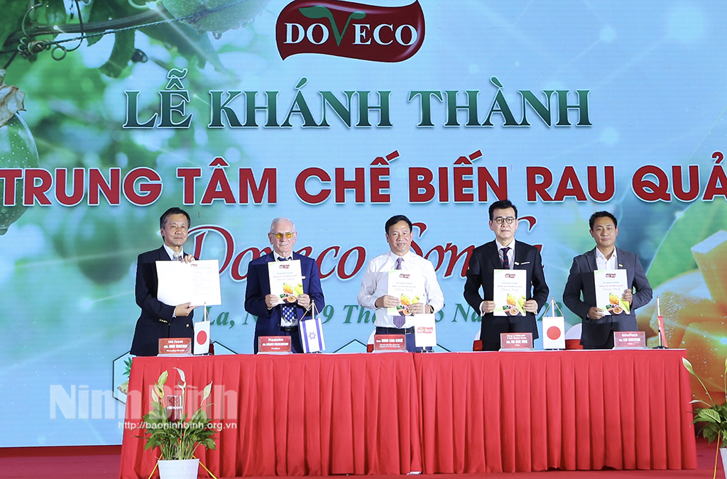 Khánh thành Trung tâm Chế biến rau quả Doveco Sơn La