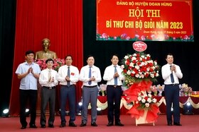 Hội thi Bí thư Chi bộ giỏi huyện Đoan Hùng năm 2023