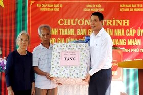 Khánh thành, bàn giao Căn nhà cấp ủy tại Đoan Hùng và Tam Nông