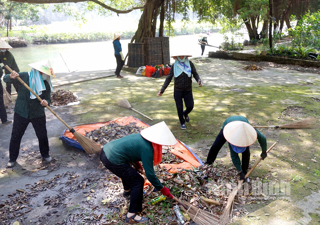 Đảm bảo cảnh quan môi trường sạch đẹp góp phần phục vụ Tuần du lịch Ninh Bình năm 2023