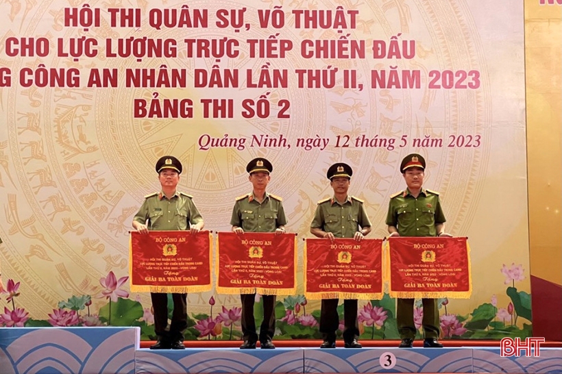 Công an Hà Tĩnh sẵn sàng cho vòng chung kết hội thi quân sự, võ thuật