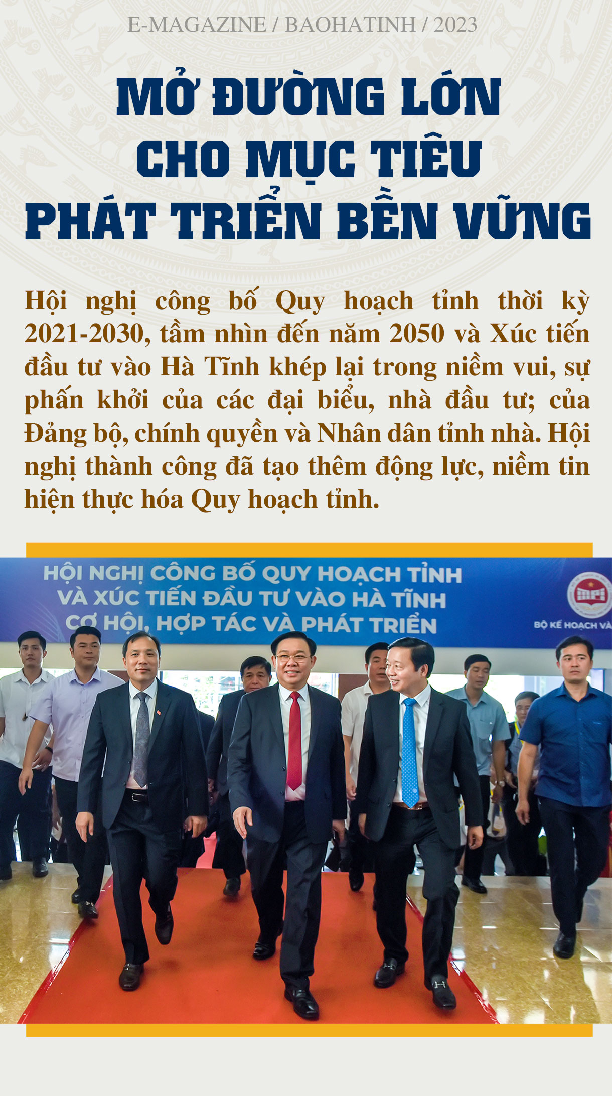 Hà Tĩnh mở đường lớn cho mục tiêu phát triển bền vững