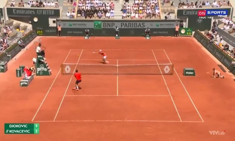 Novak Djokovic 3-0 Aleksandar Kovacevic