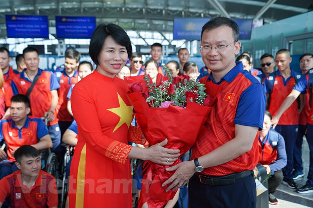 163 van dong vien Viet Nam len duong tham du ASEAN Para Games 12 hinh anh 1