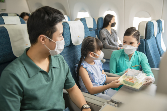 Dịch vụ, ẩm thực góp phần quảng bá văn hóa Việt. Ảnh: Vietnam Airlines