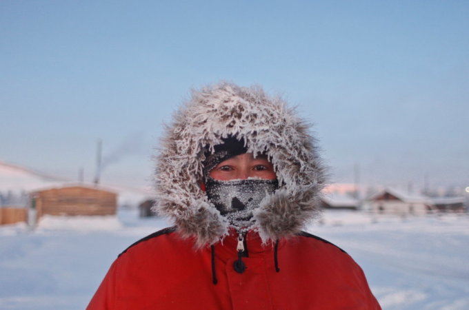 Một người dân ở Oymyakon. Ảnh: Insider