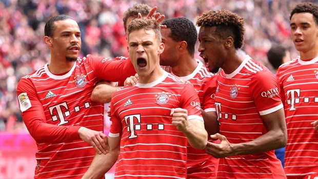 Bayern lần đầu ghi 6 bàn trong 1 trận đấu ở năm 2023. (Nguồn: Getty Images)