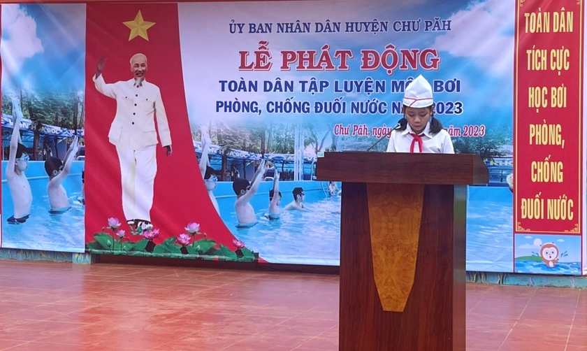 Chư Păh phát động toàn dân luyện tập môn bơi, phòng-chống đuối nước ảnh 1