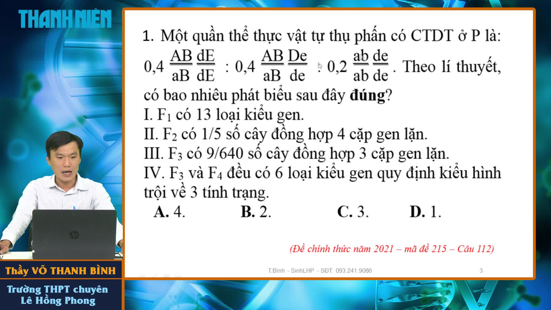 Bí quyết ôn thi tốt nghiệp THPT đạt điểm cao: Công thức bài tập di truyền - Ảnh 2.