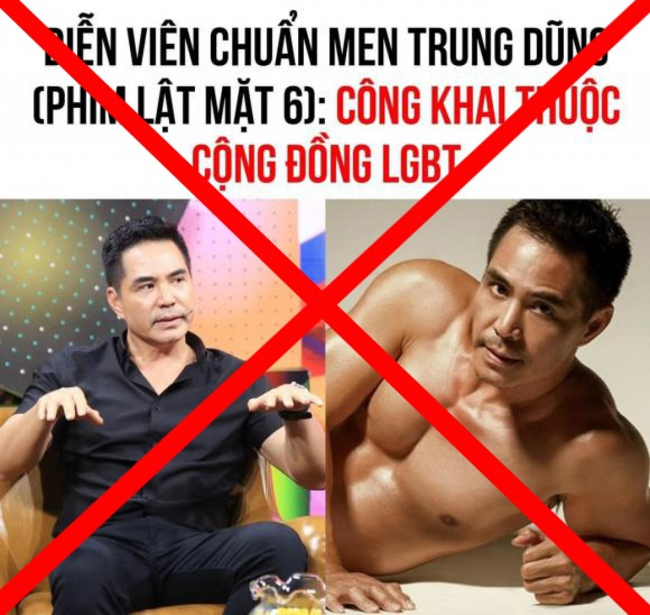 Diễn viên Trung Dũng phủ nhận tin đồn thuộc cộng đồng LGBT 1