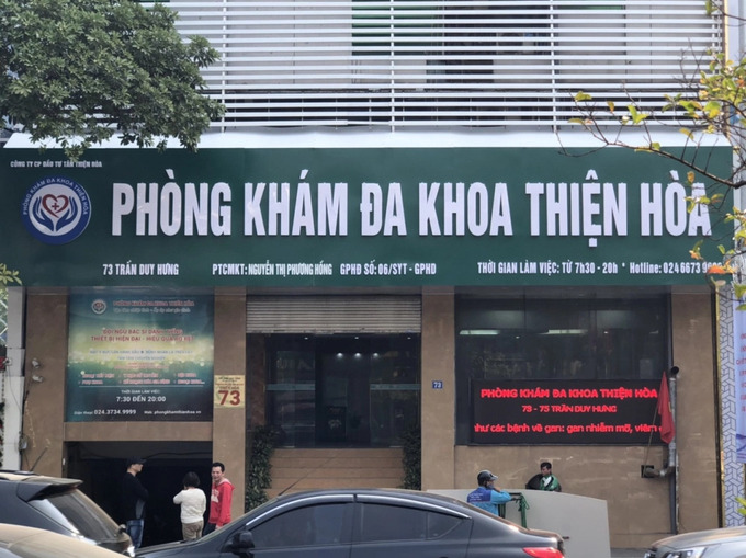 ha noi dinh chi hoat dong phong kham da khoa thien hoa hinh 1