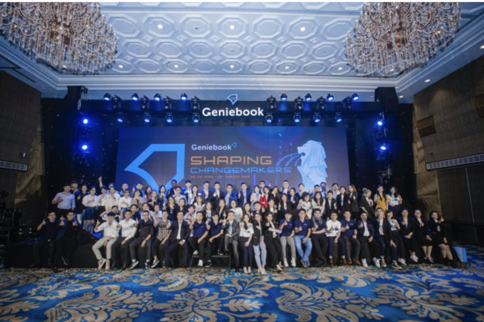 Đội ngũ phát triển Geniebook. Ảnh: Geniebook