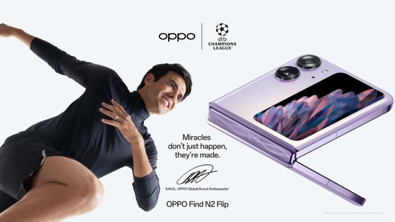 Danh thủ Kaká trở thành đại sứ thương hiệu OPPO