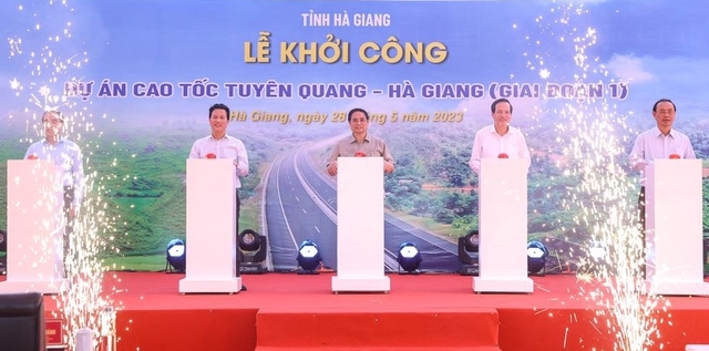 Khởi công dự án cao tốc 10.000 tỷ nối Tuyên Quang và Hà Giang ảnh 1