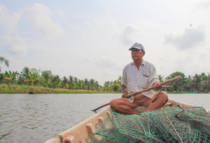 Mô hình sản xuất tôm - lúa hiệu quả ở Kiên Giang - 1