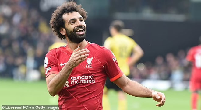 Tiền đạo Mohamed Salah kéo Liverpool trở lại cuộc đua giành vé dự Champions League mùa sau. Ảnh: Getty Images