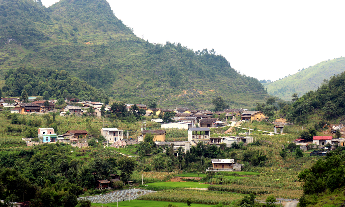 Một góc thôn Lô Lô Chải.                                              Ảnh: PV