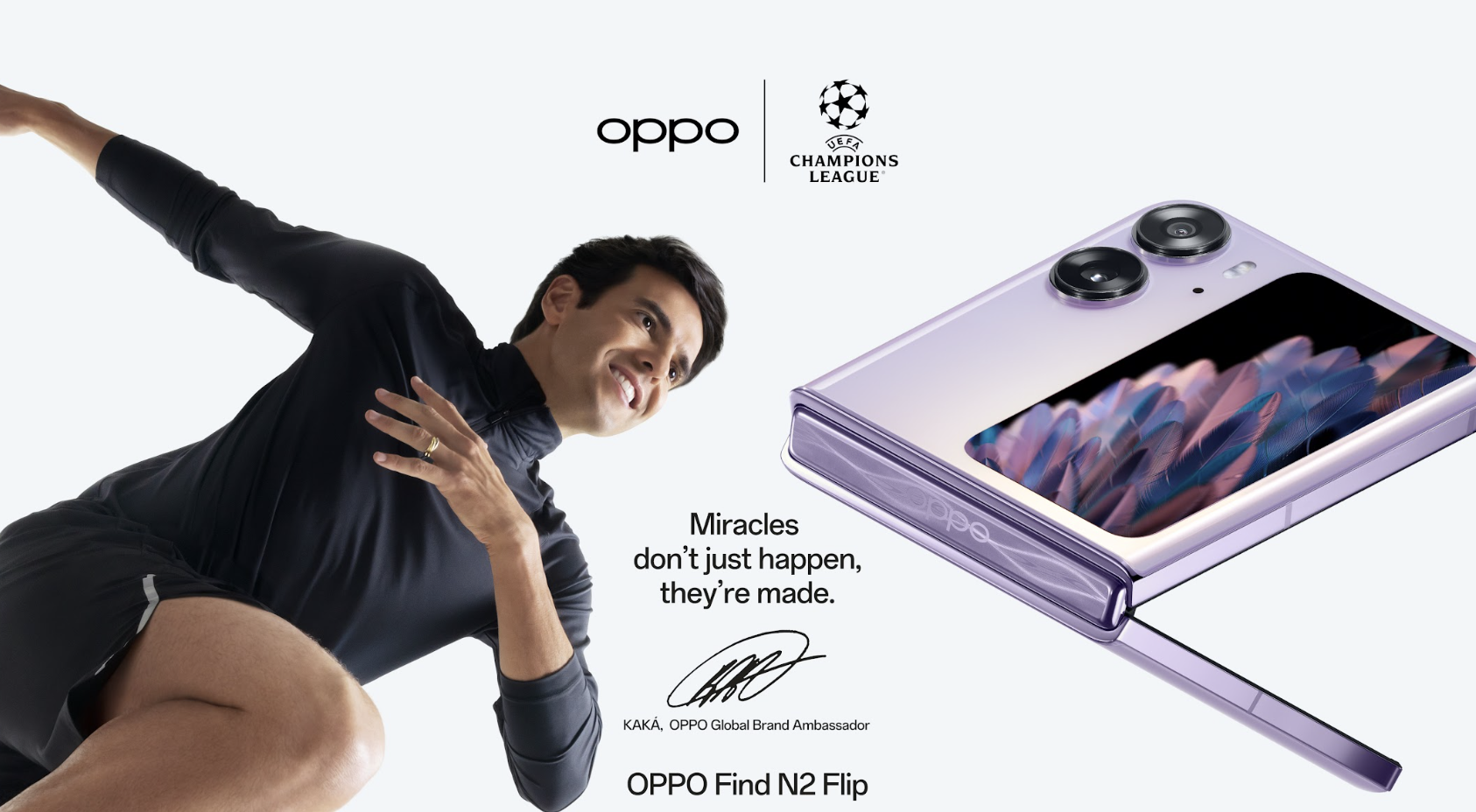 Cầu thủ Kaká chính thức trở thành đại sứ thương hiệu mới của Oppo - Ảnh 1.